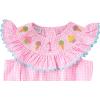 Mud Pie baby-girls Smocked Birthday Bubble(Pink Gingham)