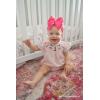 Mud Pie baby-girls Smocked Birthday Bubble(Pink Seersucker)