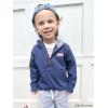 Mud Pie boys Children’s Flag Quarter Zip Up(Flag)