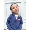 Mud Pie boys Children’s Flag Quarter Zip Up(Flag)