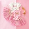 Mud Pie girls Festive Party(Pink gold)