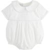 Mud Pie Baby Boys Children’s Boy Cross Poplin Bubble(Ivory)