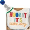 Mud Pie Baby Boys First Birthday Cake Smashing Set, Multi, One Size(Hooray It’s Cake Day!)