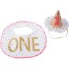 Mud Pie Baby Boys First Birthday Cake Smashing Set, Multi, One Size(One Sequins)