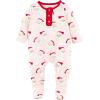 Mud Pie Baby Girl Sleeper(Pink Vintage)