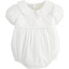 Mud Pie Baby Girls Children’s Girl Cross Poplin Bubble(Ivory)
