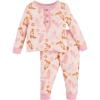 Mud Pie Baby Girl’s Children’s Pink Cowboy Print Pjs(Pink)