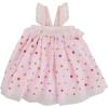 Mud Pie Baby Girls Children’s Sparkle Mesh Birthday Dress(Pink)