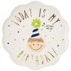 Mud Pie Birthday Girl Celebration Candle Plate, 8 x 8(Boy)