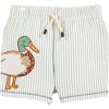 Mud Pie Boys’ Standard Duck Applique Trunks(Duck Applique)
