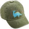 Mud Pie Children’s Embroidered Hat; One Size Fits Most(Dinosaur)