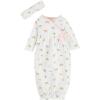 Mud Pie Children’s Girl Farm Print Take Me Home; 0-3M