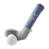 Mud Pie Children’s Goft Knit Rattle, Blue Iron Club