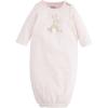 Mud Pie Children’s Pink Stripe Bunny Gown; 0-3M