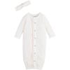Mud Pie Children’s Rosette Polka Dot Gown; 0-3M