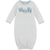 Mud Pie Children’s Train Applique Gown; 0-3M