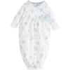 Mud Pie Children’s White Ditsy Floral Gown; 0-3M