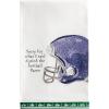 Mud Pie Football Tailgate Sorry Flour Sack Towel(White-sorry for What I Said)