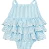 Mud Pie Girls Baby Eyelet Ruffle One-Piece(Eyelet Ruffle)