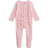 Mud Pie Girls Baby Pink Dot Sleeper(Pink)