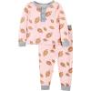 Mud Pie Girls Pajamas(Pink Football)