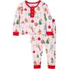 Mud Pie Girls Pajamas(Pink Ornament)