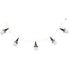 Mud Pie Halloween Light Up Gnome Garland, Dotted