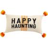 Mud Pie Halloween Pillow, 12″ x 6″, Happy Haunting(Happy Haunting)