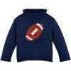 Mud Pie Kids Children’s Rollneck Sweater(Football)
