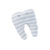 Mud Pie Knit Tooth Pillow, Pink, Small(Blue and White Stripe)