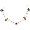 Mud Pie Mud PieHalloween Gnome Garland, Boo, 60″, White(White)