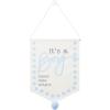 Mud Pie New Baby Announcement Sign, Boy 18 1/2″ x 11″(Boy)