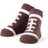 Mud Pie Newborn Baby-Boys Football Socks(Brown)