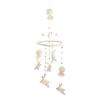 Mud Pie Nursery Crib Farm Animals Mobile, Multicolor(Bunny)