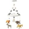 Mud Pie Nursery Crib Farm Animals Mobile, Multicolor(Safari)