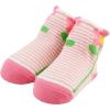 Mud Pie Unisex Baby Socks(Striped Flower)