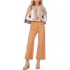 Mud Pie Women’s Crawford Wide Leg Jeans(Orange)