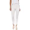 Mud Pie Women’s Frye Slit-Hem Pull on Jeans(White)