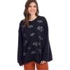 Mud Pie Womens Sweatshirt(Black)