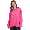 Mud Pie Womens Sweatshirt(Pink)