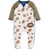 Mud Pie baby-boys Baby Boys Golf Footed SleeperMud Pie Baby Boys Golf Footed Sleeper(Waffle Football)