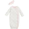 Mud Pie baby-boys Children’s Bow Print Gown(Bow Print)