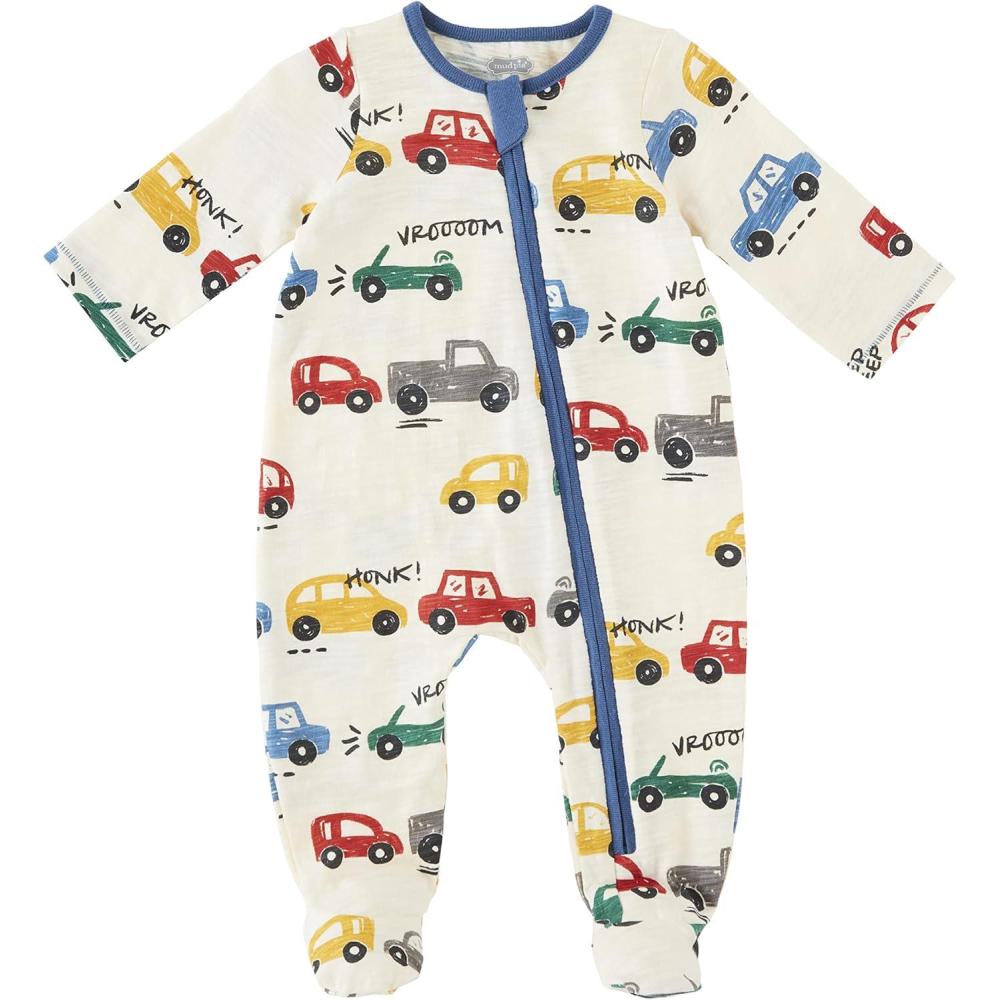 imageMud Pie Baby Boys Footed SleeperCar