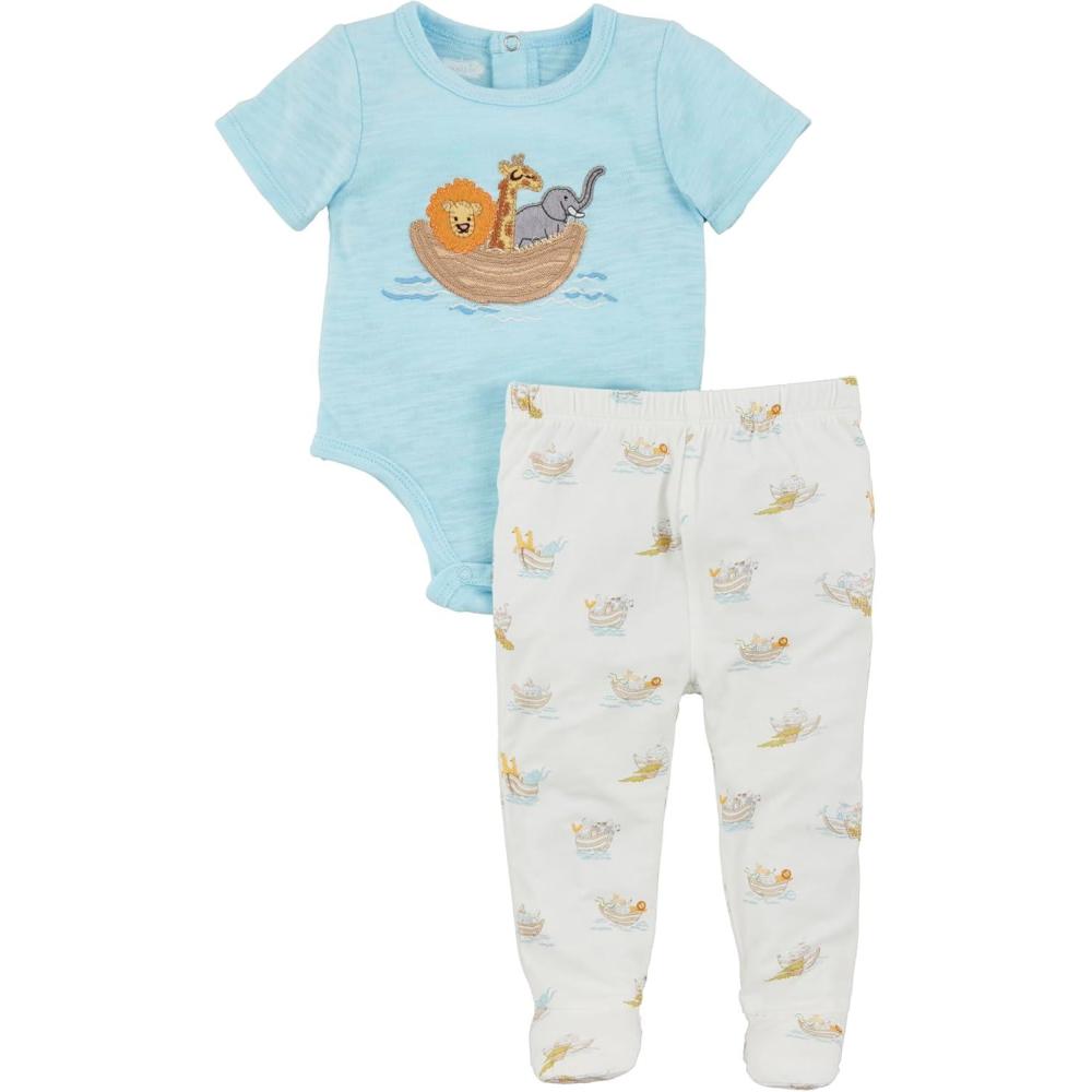 imageMud Pie Baby Boys Truck Smocked TeeNoahs Ark