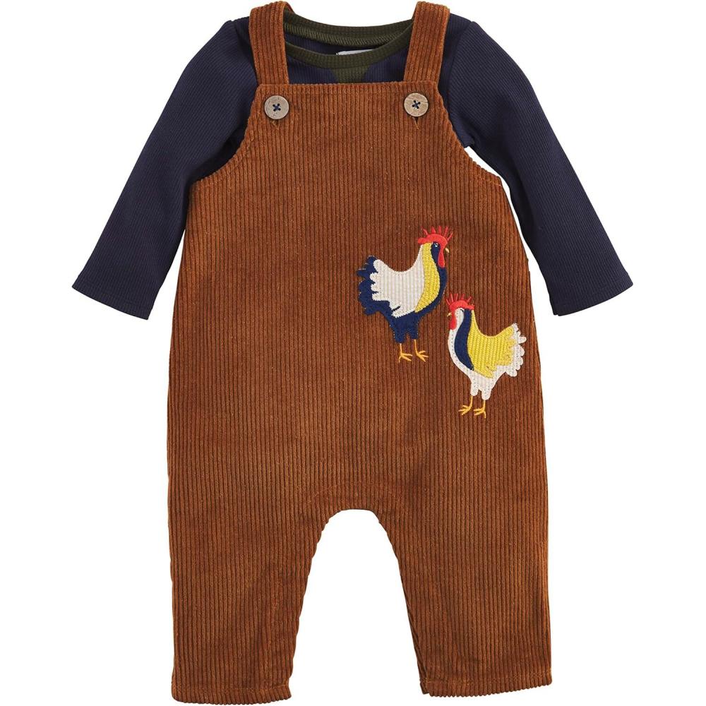 imageMud Pie Baby Boys Truck Smocked TeeRooster