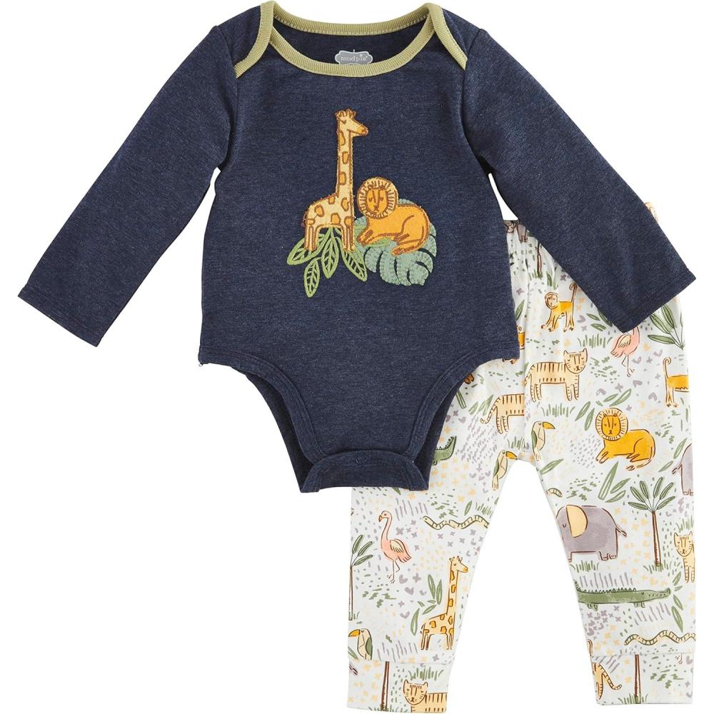 imageMud Pie Baby Boys Truck Smocked TeeSafari