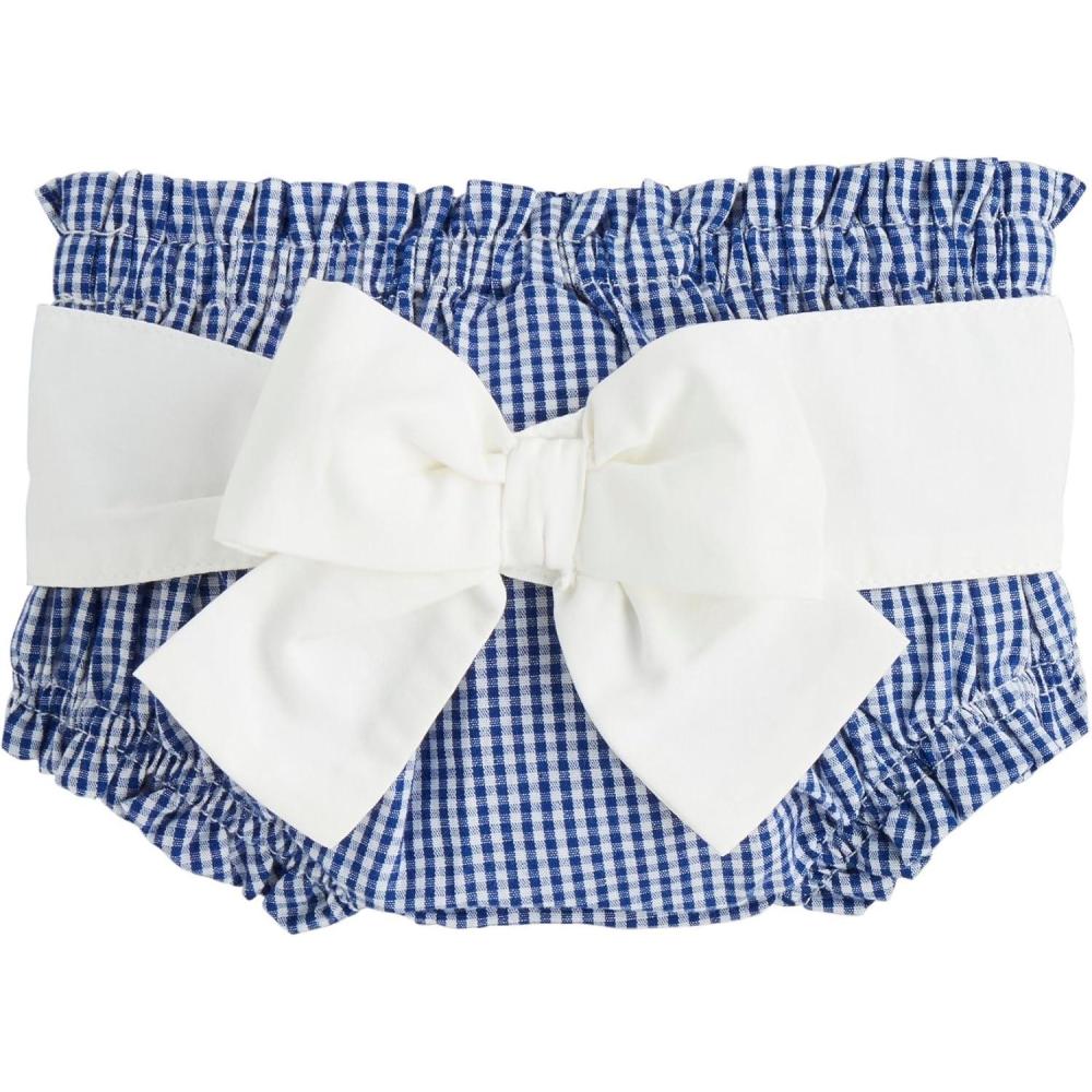 imageMud Pie Baby Girl Diaper CoverBlue