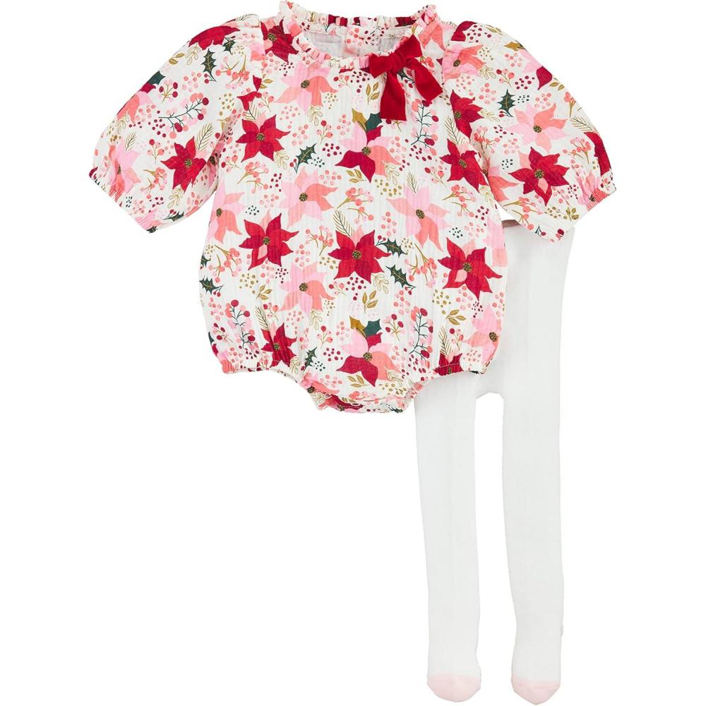 imageMud Pie Baby Girls CasualPoinsetta