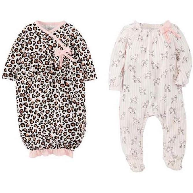 imageMud Pie Baby Girls Leopard Grow Gift Set 06 Months