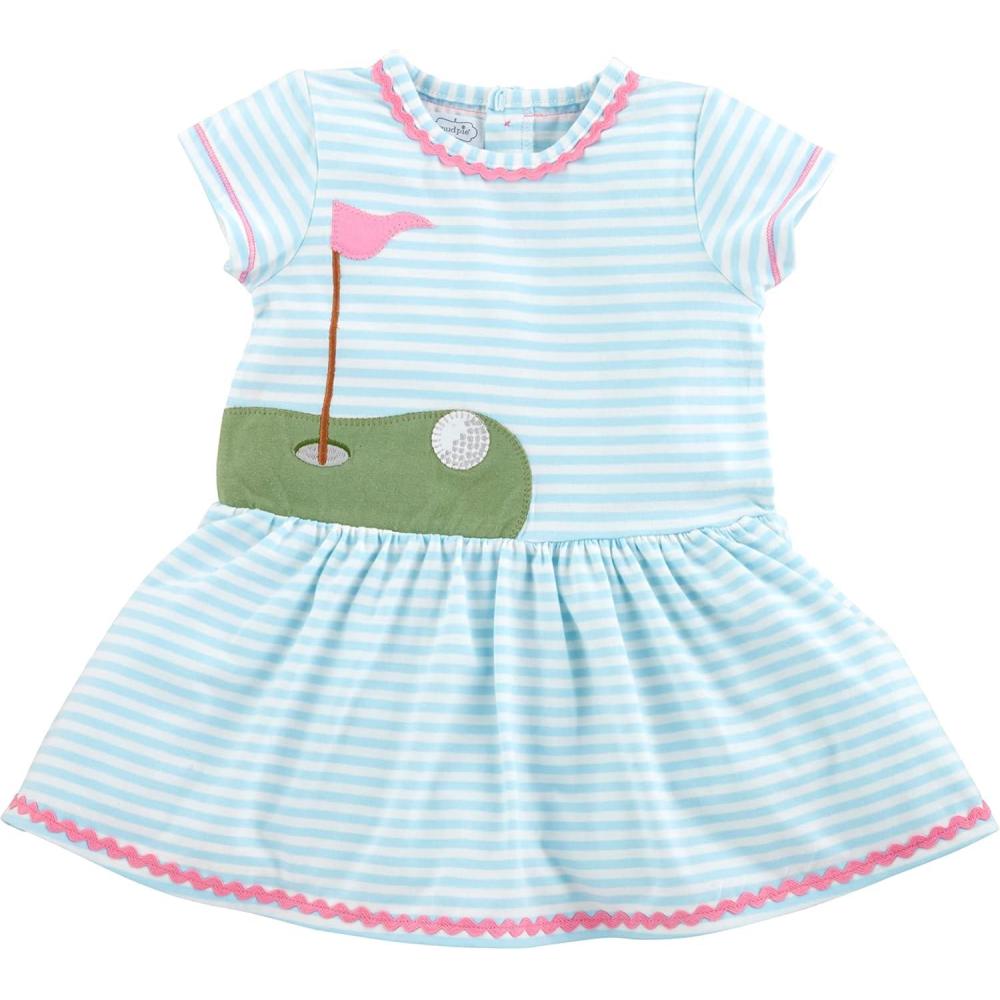 imageMud Pie Baby One Size Girls T Shirt DressBlue